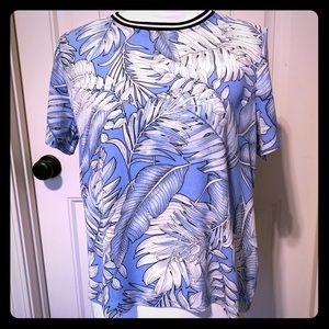 Forever 21 Tropical Print Crop Top